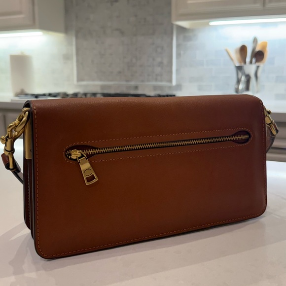 NEW Coach Tabby Shoulder Bag 26 - Brass/Pecan - Picture 4 of 14